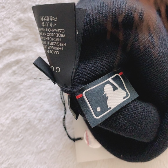 NWT Authentic Limited Gucci X NFL Wool Knit Winter Hat w/ Floral Embroidery - Picture 5 of 6